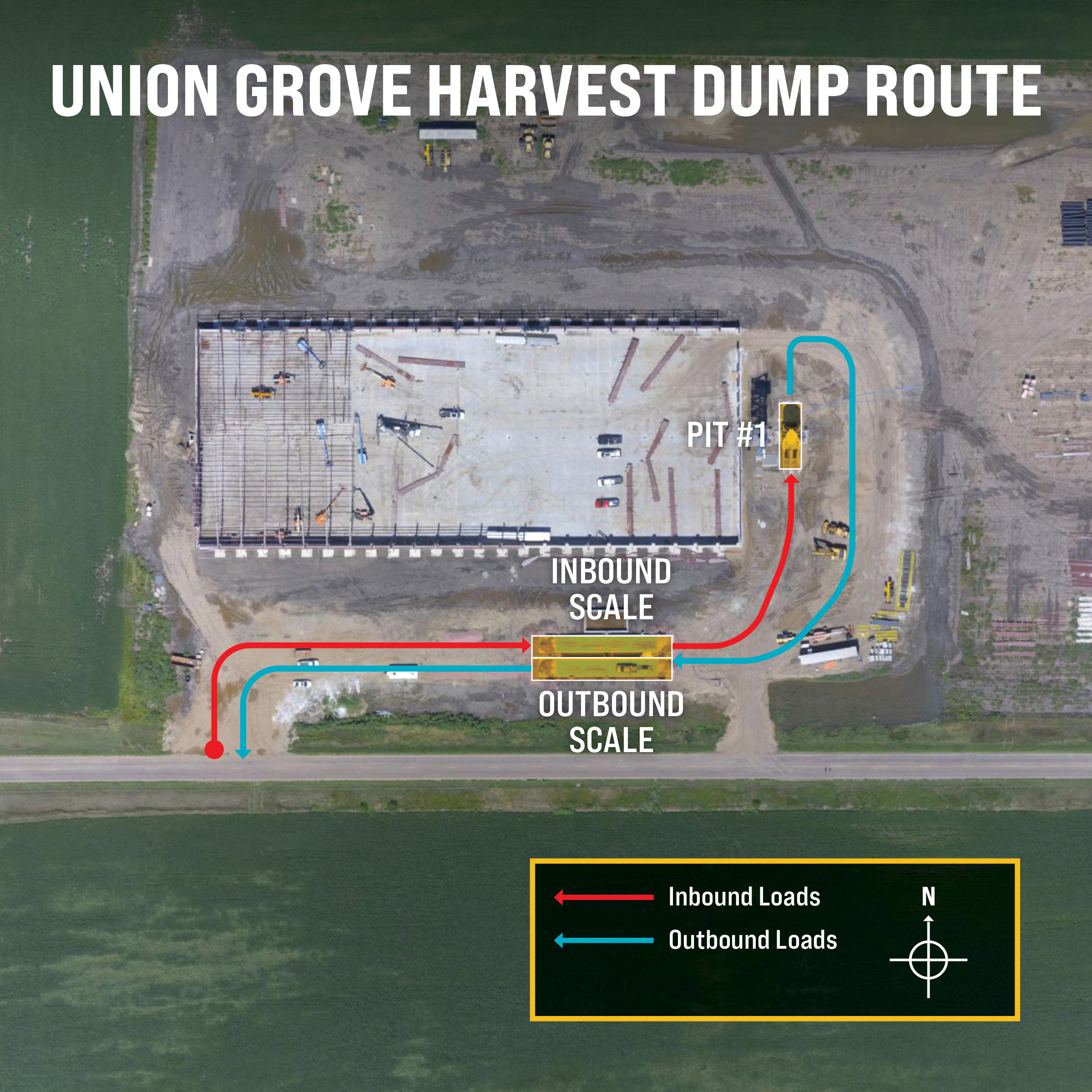 Union Grove Harvet Dump Route